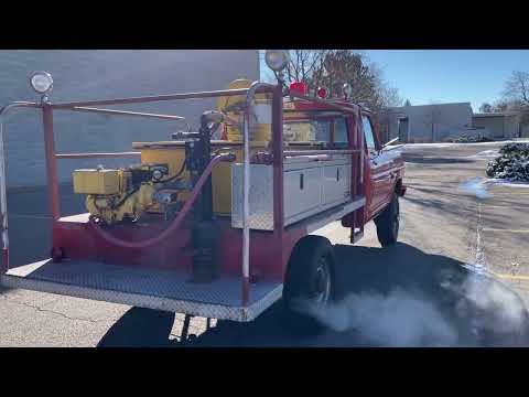 1973 Ford F-250 Custom Highboy Fire Truck
