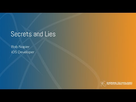 Rob Napier — Secrets and Lies