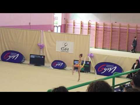 Championnat de France Elite junior 2017 - Maëlle Millet ruban