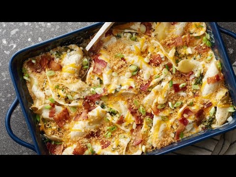 Chicken-Bacon-Ranch Stuffed Shells | Betty Crocker...