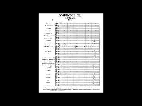 Gustav Mahler -- Symphony No. 3 in D Minor -- Score