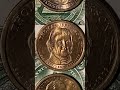 Thomas Jefferson Golden US $1 dollar coin