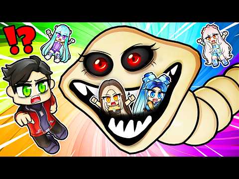 Beware Of HUNGRY WORMS in Roblox!