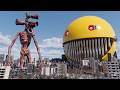 Siren Head VS Pacman In Real Life