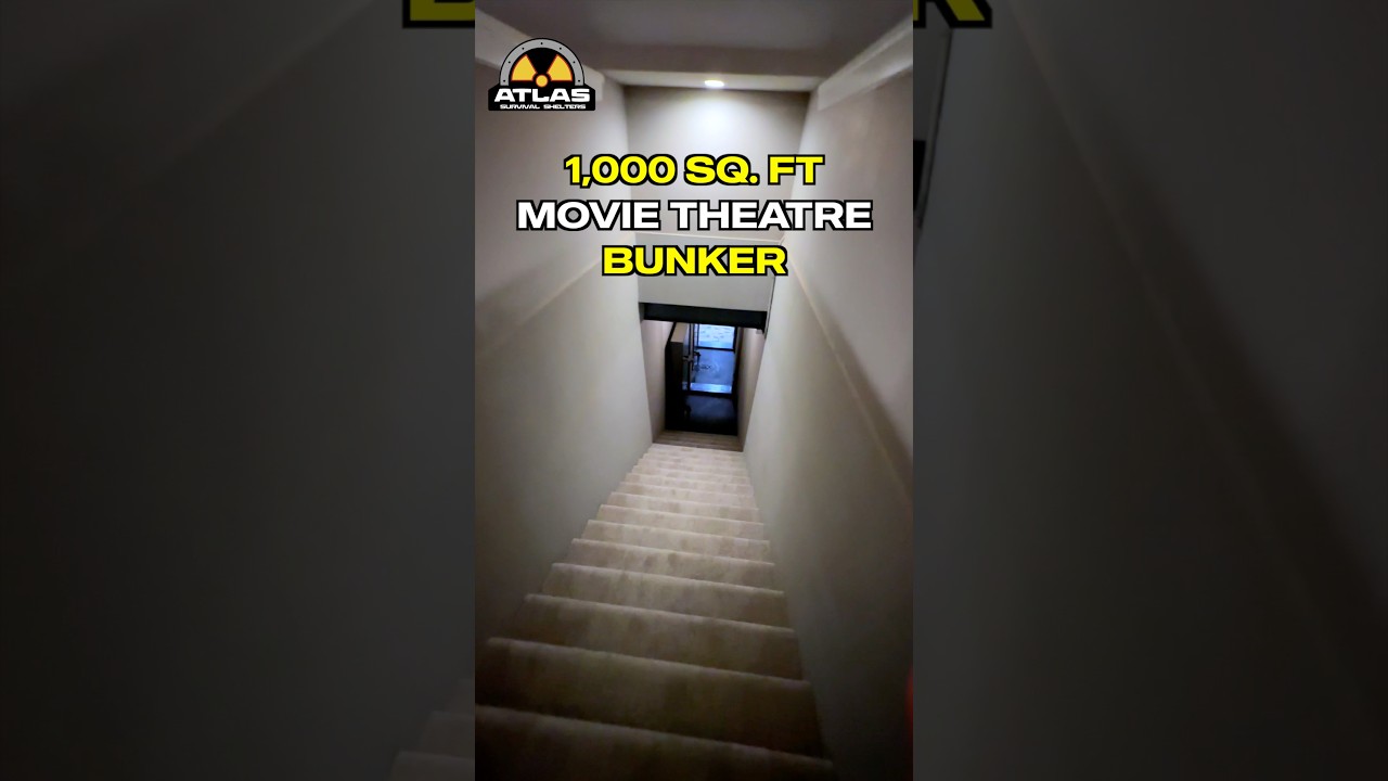 1,000 SQ. FT Movie Theater Bunker!