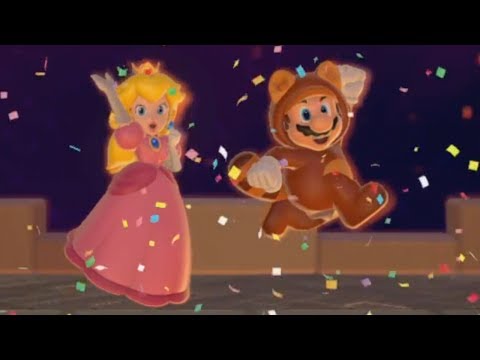 Super Mario 3D World 100% Co-Op Walkthrough - World 5 (All Green Stars and Stamps)