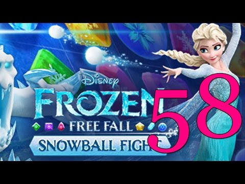 Frozen Free Fall Snowball Fight Level 58