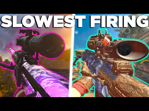 The SLOWEST FIRING WEAPONS on Every Cod Zombies Game