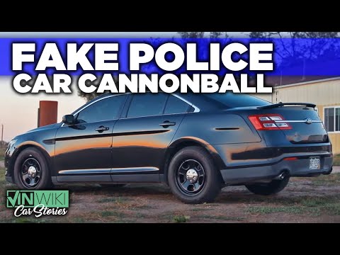A new Cannonball Record for a police car!