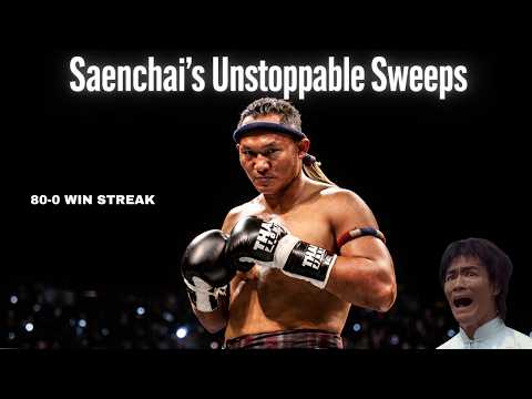 Saenchai’s Sweep Technique Against Bigger Opponents