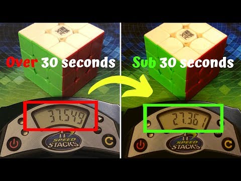 5 Tips to be Sub 30 Seconds on 3x3!