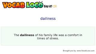 Video thumbnail for dailiness