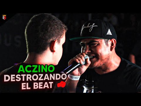 ACZINO ROMPIENDO EL BEAT | Sus mejores rounds con beat #1