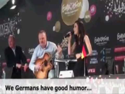 Lessons of German English (German Humor) Lena Meyer-Landrut at Eurovision Song Contest