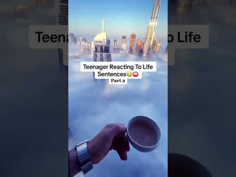 Teenager Reacting To Life Sentences😳 #trending #shortvideo #scary #viral