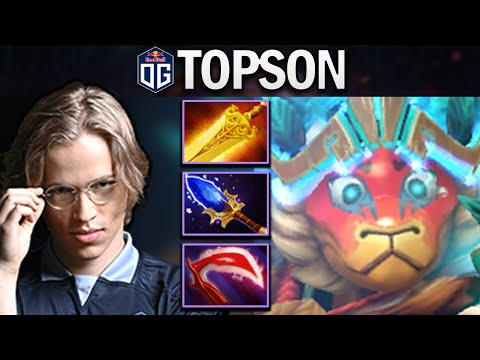 OG.TOPSON MONKEY KING TRIES AGHANIMS-RADIANCE - DOTA 2 7.25 GAMEPLAY