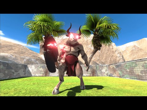 NEW! MINOTAUR - DEATH RUN - Animal Revolt Battle Simulator