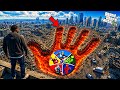 Franklin Found a GIANT Lava Titan Hand Print Near His House| Avengers | GTA 5 Telugu | Dhanu Dino