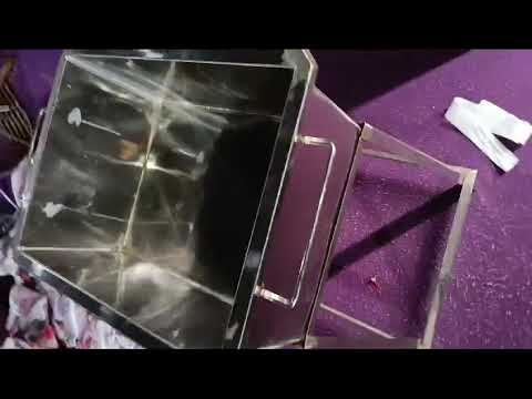 Stainless steet Dustbin with stand | Available on IndiaMART