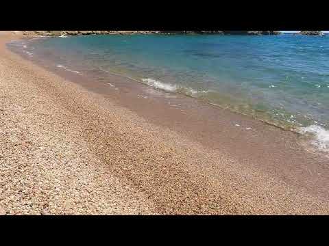 Sleep with real ocean waves from Spain| Spain 🇪🇸 Costa Brava, Blanes.