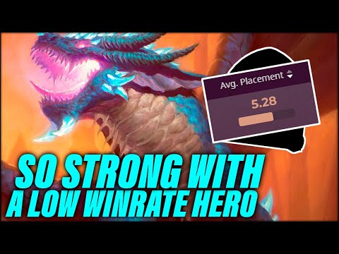 Winning With One of the Lowest Winrate Heroes | Dogdog Hearthstone Battlegrounds
