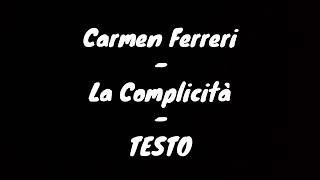 Carmen Ferreri - La Complicità (Single)