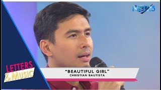 CHRISTIAN BAUTISTA - BEAUTIFUL GIRL (NET25 LETTERS AND MUSIC)