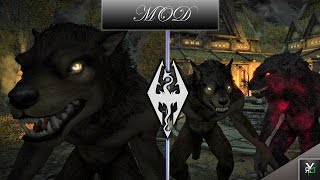 AMAZING WEREWOLF MOD!!- Xbox Modded Skyrim Showcase