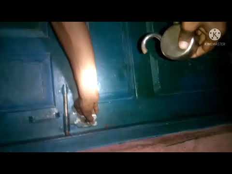 Life saving of the cat from locked room.