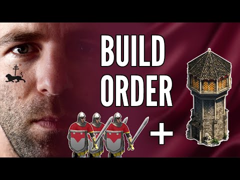 Armenian Man at Arms + Towers Build Order | 20 pop Feudal