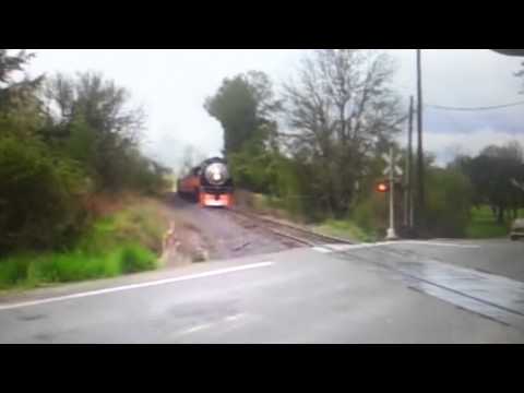 Oldest Train SP 4449 crossing at Roberts, Oregon
