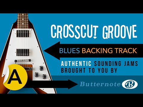 Crosscut Groove Rhumba blues backing track in A | Albert King vibes!