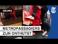 Man ontvoert slapend meisje uit metro