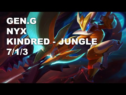 Gen.G Nyx Jungle Kindred vs Graves - KR Master Patch 10.9