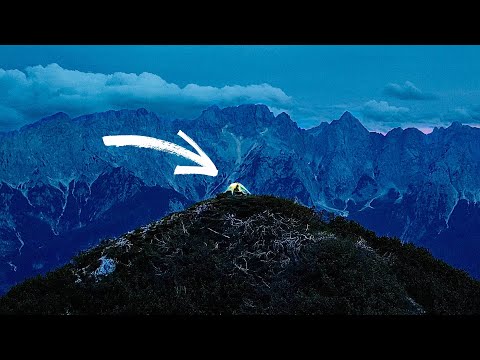 Allein am Berg | Draußen Schlafen