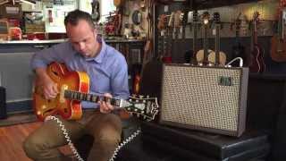 Video thumbnail for D'Angelico EX-59 and Takt GA-14 Amp at Collar City Guitars by Collar City Guitars