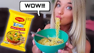 Trying MAGGI for the FIRST TIME 🔥🍜