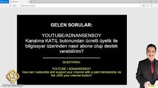 YOUTUBE KATIL DÜĞMESİ, ÖZEL ÜYELİK NASIL KATILINIR WHAT IS YOUTUBE JOIN BUTTON, 
