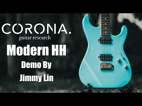 Corona Modern M Shell Pink E-Gitarre