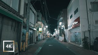 4K HDR｜Tokyo night walk from  Umeyashiki to Keikyu Kamata