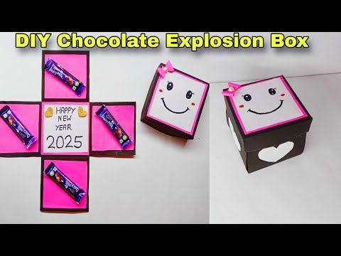 Chocolate Explosion Box/Surprise Gift for New year/Valentine's Day/birthday | How to Make