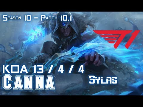 T1 Canna SYLAS vs KENNEN Top - Patch 10.1 KR Ranked