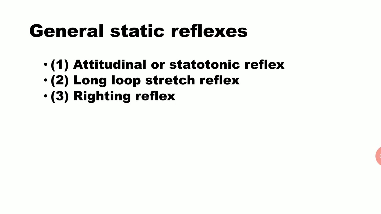Postural reflex part-2