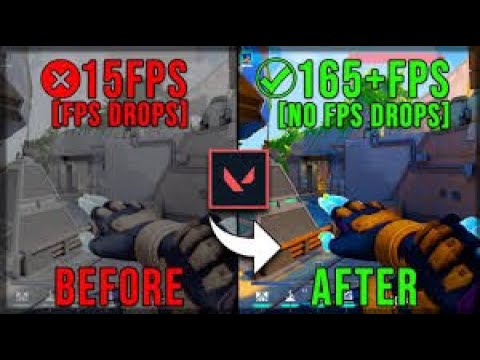 🔧DRAMATICALLY : BOOST FPS AND FIX FPS DROPS IN VALORANT-2022✅