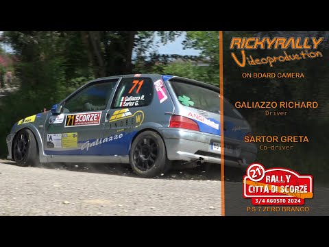 OBC GALIAZZO - SARTOR // 21° Rally Citta' di Scorze' 2024 // P.S.7 Zero Branco