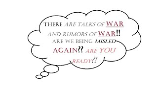 WHAT'S THE REAL REASON FOR WAR? HMMM