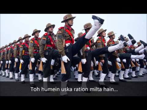 Badluram Ka Badan original song – Assam Regiment Marching Song with lyric