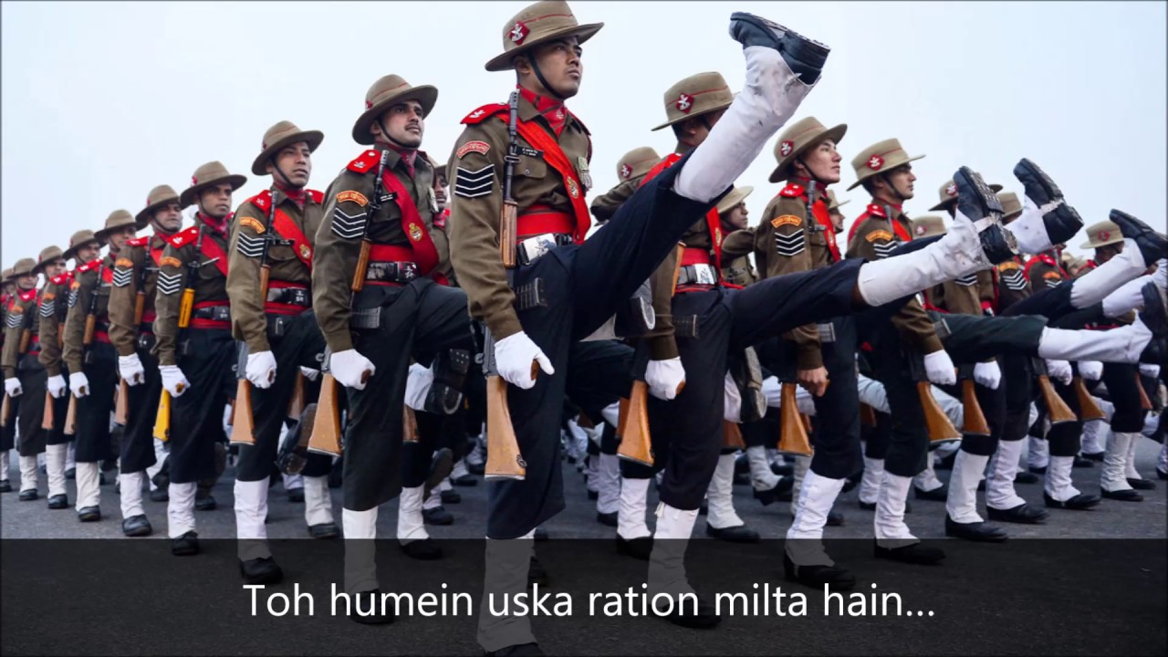 Badluram Ka Badan Lyrics - Assam Regiment