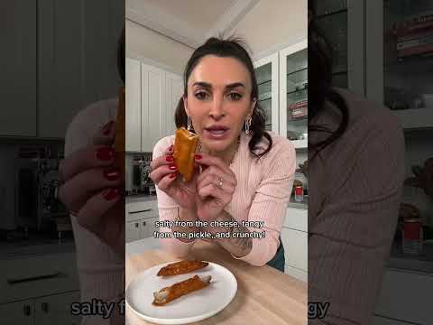 VIRAL CRISPY CHEESE WRAPPED PICKLES 🧀