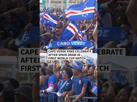 Video Thumbnail: Cape Verde fans rejoice after Spain draw in first World Cup match | AFP
